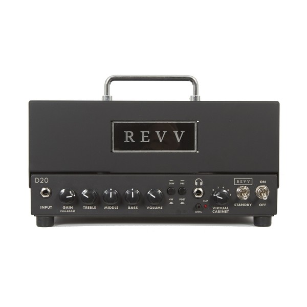 Revv D20 Lunchbox Valve Head w/ Two Notes Cab Emulation - front alternate