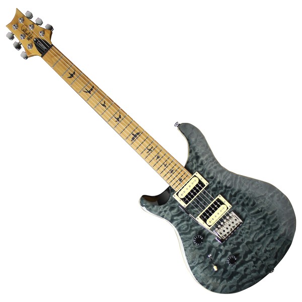 PRS SE Custom 24 Roasted Maple Neck Left Handed, Grey Black