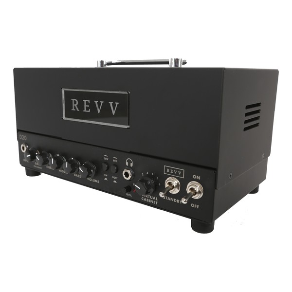 Revv D20 Lunchbox Valve Head w/ Two Notes Cab Emulation - slant