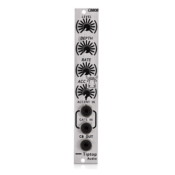 Tiptop Audio CB808 Analog Cow Bell Drum Module (4HP)