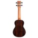 Cordoba 21S Soprano Ukulele, Spruce/Striped Ebony - Rear View