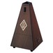 Wittner W814 Traditional Metronome with Bell, Walnut Polish, Cover