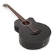 Electro Acoustic Bass Guitar by Gear4music, High-Gloss Black