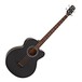 Electro Acoustic Bass Guitar by Gear4music, High-Gloss Black