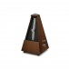 Wittner W814M Traditional Metronome with Bell, Walnut Matte, Cover