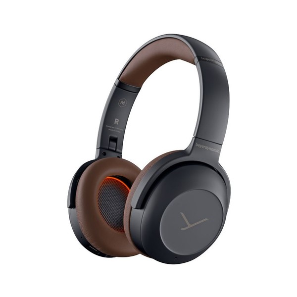 beyerdynamic Lagoon ANC Explorer Wireless Headphones, Brown, Front Angled