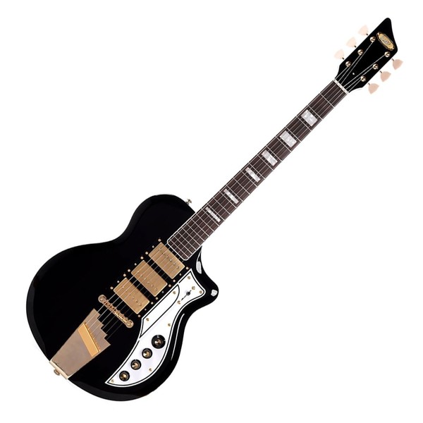 Supro 1275JB Tri Tone, Jet Black - Front