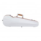 BAM SUP2002XL Supreme Ice Hightech Violin Case, White and Orange