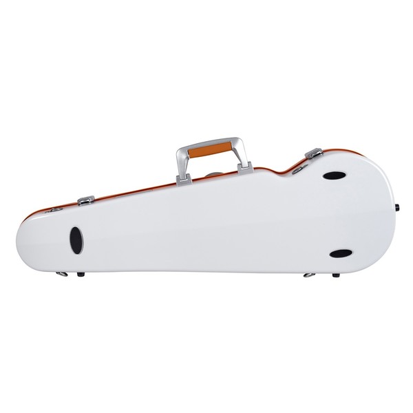 BAM SUP2002XL Supreme Ice Hightech Violin Case, White and Orange, Back