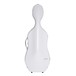 BAM SUP1005XL Estuche para cello Supreme Ice Hightech, blanco y plateado