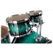 Pearl EXA Ltd Edition 6pc Drum Kit, Teal Blue Ash - Toms