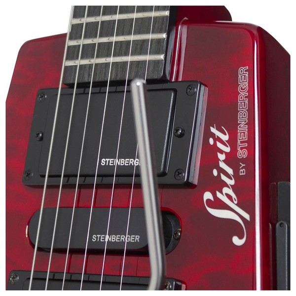 Steinberger Spirit GT-PRO Quilt Top Deluxe Outfit, Wine Red at