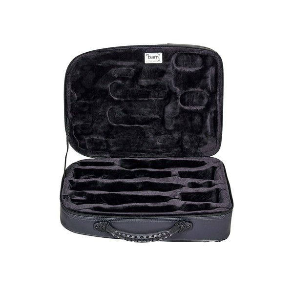 BAM PEAK3028 Peak Performance Double Clarinet Backpack Case, Inside