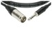 Klotz Microphone Patch Cable Male XLR to 1/4'' Jack, 0.6m, Close Up