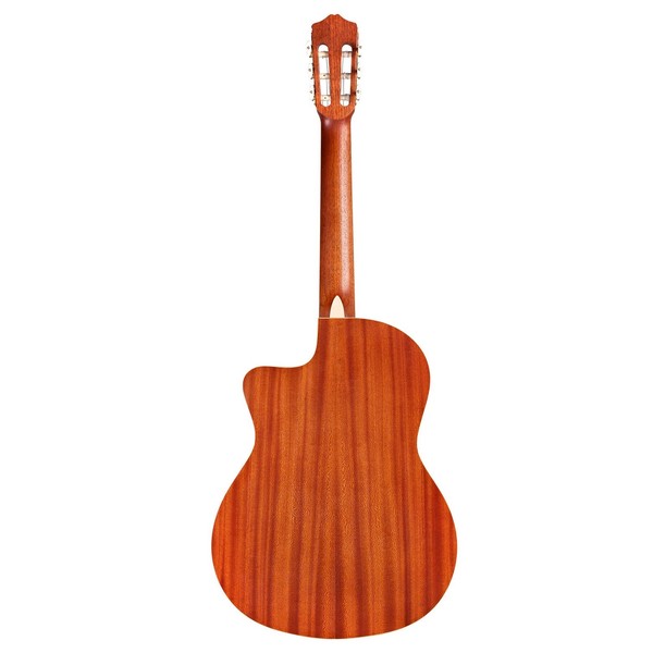 Cordoba C4-CE Electro Classical Guitar, Edgeburst - Rear View
