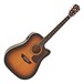 Washburn Heritage D10SCE Electro Acoustic, Tobacco Burst main