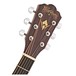 Washburn Heritage D10SCE Electro Acoustic, Tobacco Burst head