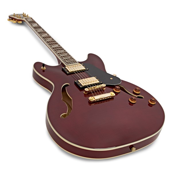 DISC Washburn HB35 Hollowbody, Wine Red at Gear4music