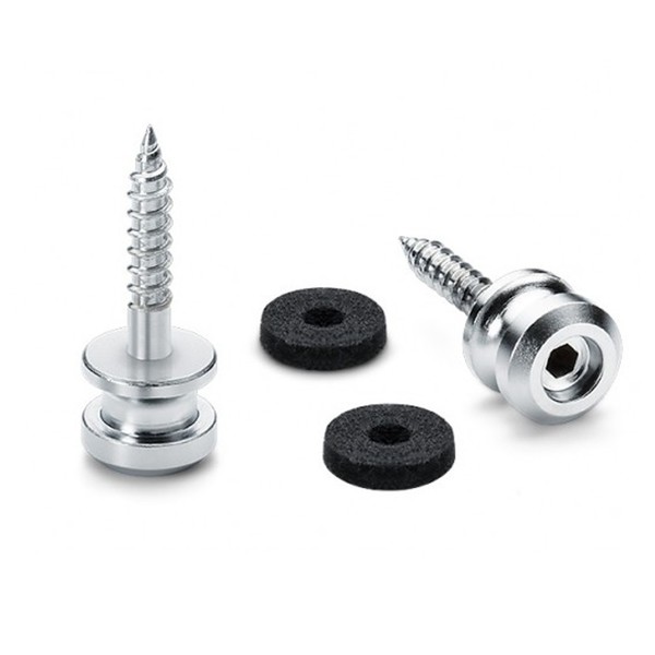 Schaller Security Strap Lock Set, Nickel Parts