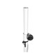 Gravity LS431W Square Base Steel Lighting Stand, White 35 mm end