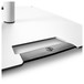 Gravity LS431W Square Base Steel Lighting Stand, White Base Handle