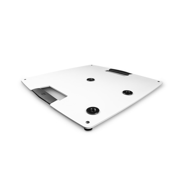 Gravity LS431W Square Base Steel Lighting Stand, White Base