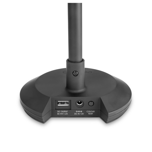 Gravity LEDPLT2B T-Shape Desktop and Piano Light with USB Port Back Panel