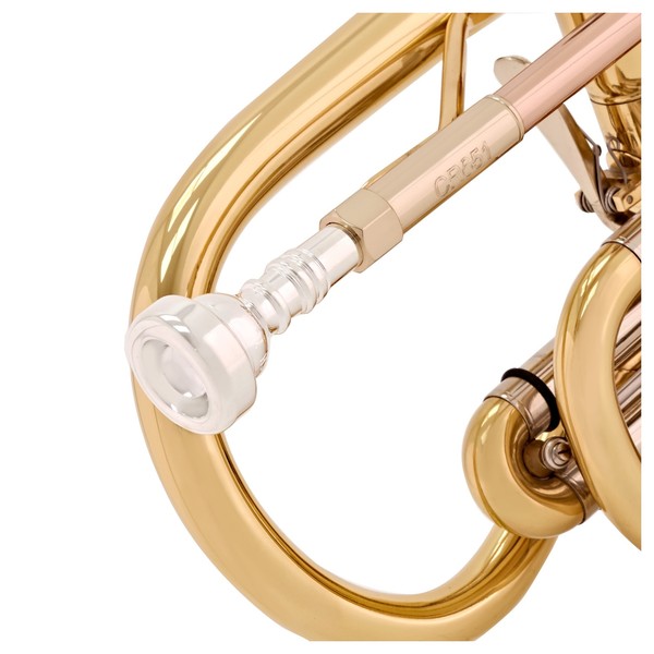 Bach CR651 Bb Cornet Outfit, Lacquer mouthpiece