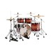 Mapex Armory 20'' Fusion 5pc Shell Pack, Redwood Burst - behind drums
