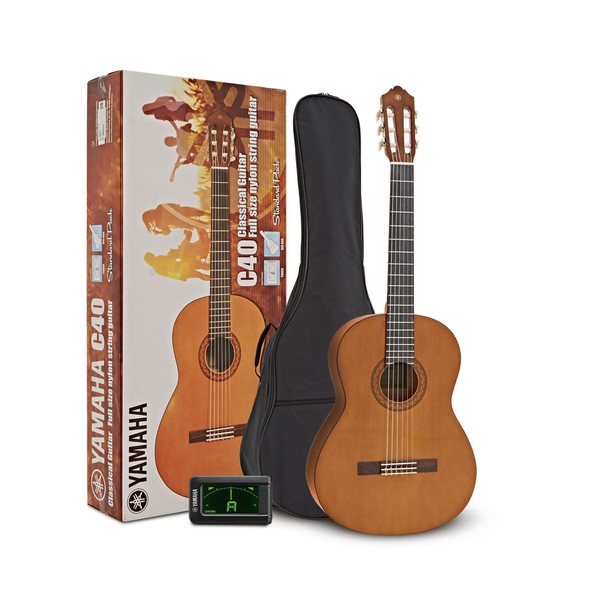 Yamaha C40II Classical Guitar Standard Pack, Natural main