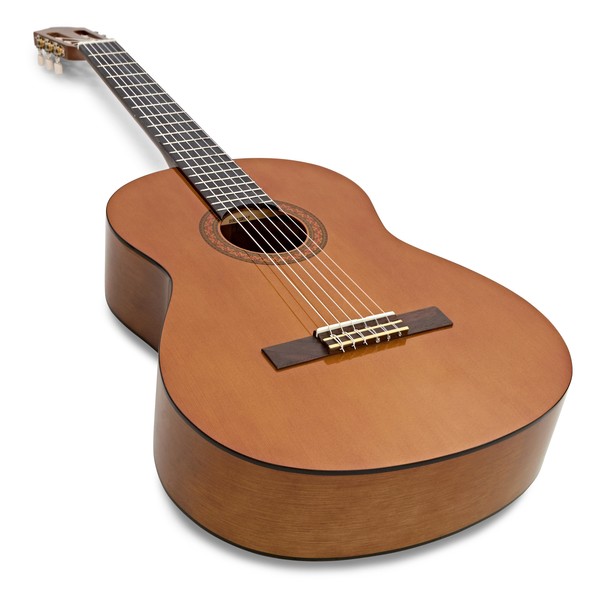 Yamaha C40II Classical Guitar Standard Pack, Natural angle