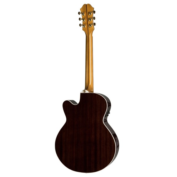 Epiphone EJ-200SCE Coupe Electro Acoustic, Vintage Sunburst - Rear View