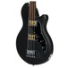 Supro Huntington 2 Fretless Bass w/ Piezo, Flat Black Bottom