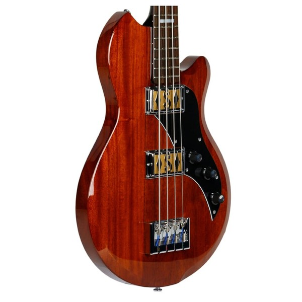 DISC Supro Huntington 2 Bass w Piezo Natural Mahogany