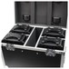 Equinox Quad Midas Spot Flight Case, Filled with Lights