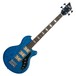 Supro Huntington 3 Bass w/ Piezo, Transparent Blue