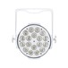 LEDJ Performer 18 HEX MKII RGBWA+UV LED Par Can, White Housing, Front Unlit