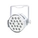 LEDJ Performer 18 QUAD MKII RGBW LED Par Can (40 Degree), White, Front Angled Unlit