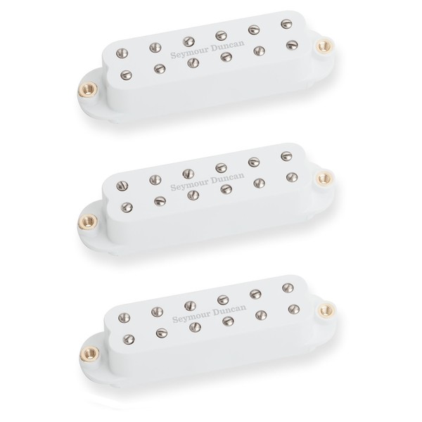 Seymour Duncan Red Devil Single Coil Sized PAF Set, White - Main