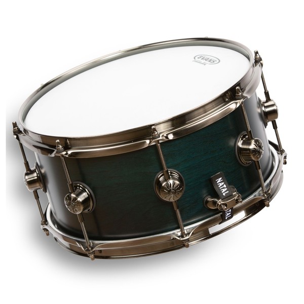 Natal Originals Walnut 13 x 6.5'' Snare Drum, Cerulean Blue