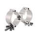 Double Half Coupler Clamp by Gear4music, 48-51mm side