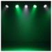 LEDJ Intense 9P10 RGBAW LED Slim Par Can, White Housing, Preview 4