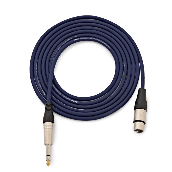 SubZero XLR (F) to Stereo Jack Cable, 3m coil