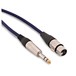 SubZero XLR (F) to Stereo Jack Cable, 3m ends