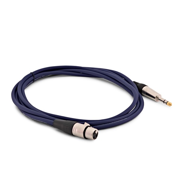 SubZero XLR (F) to Stereo Jack Cable, 3m angle