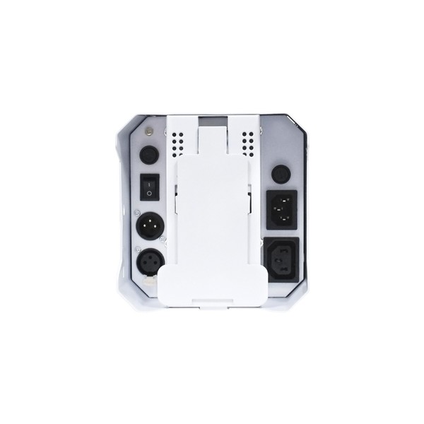 LEDJ Rapid QB1 RGBA Battery-Powered LED Uplighter, White Housing, Bottom