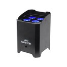 LEDJ Rapid QB1 RGBW Battery-Powered LED Uplighter, Black Housing