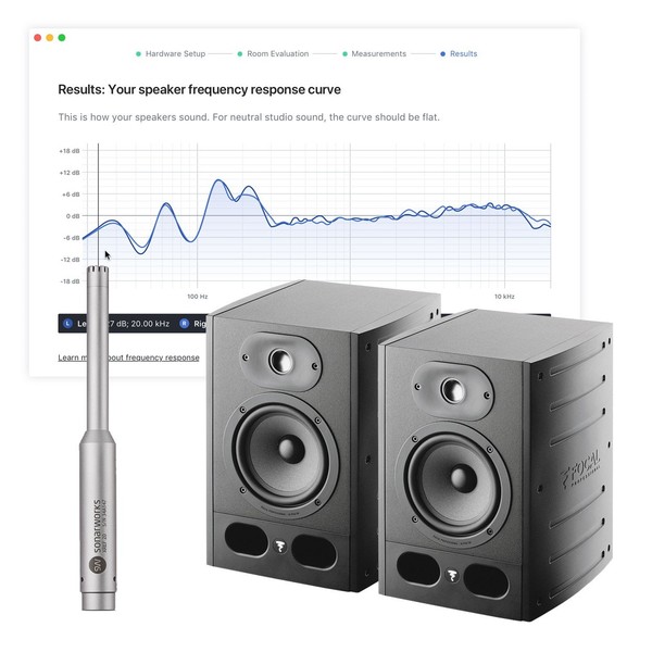 Focal Alpha 50 Monitors with Sonarworks Reference 4 Studio and Mic - Full Bundle