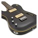 SubZero Paradigm Left Handed Semi-Hollow Electric Guitar, Trans Black