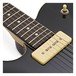 SubZero Paradigm Left Handed Semi-Hollow Electric Guitar, Trans Black